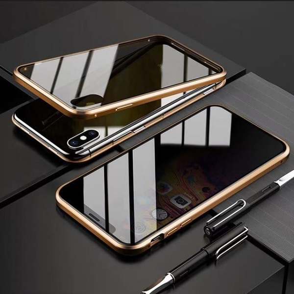 Anti Peep Magnetic Privacy Glass Case for iPhone Antispy Protective Cover