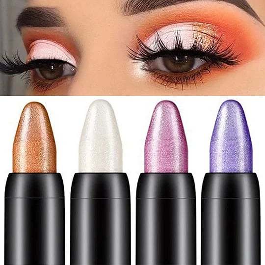 15 Color Highlighter Eyeshadow Pencil Glitter Eye Shadow Eyeliner Pen