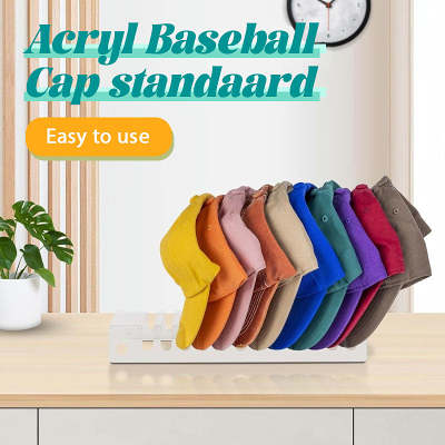 2024 New Acrylic Baseball Cap Display Stand