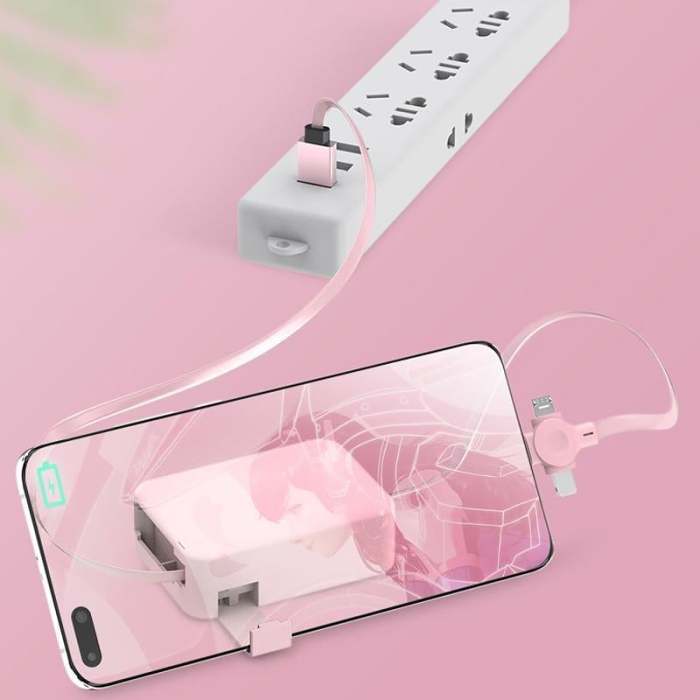 3-in-1 Data Cable Phone Stand
