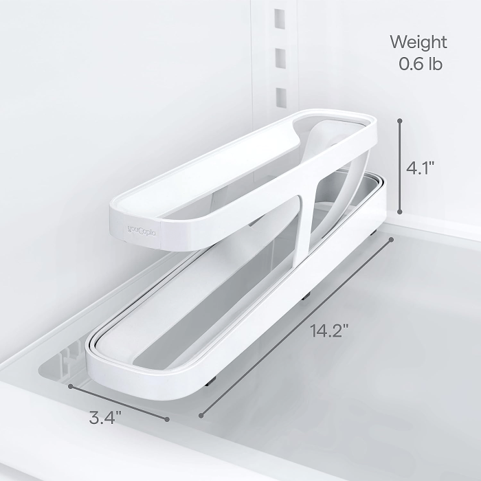 Automatic Scrolling Egg Rack Holder Storage Box