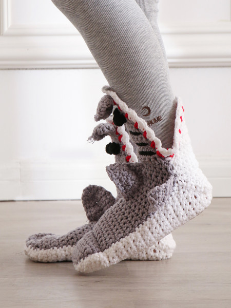 Handmade Schnappi Socks