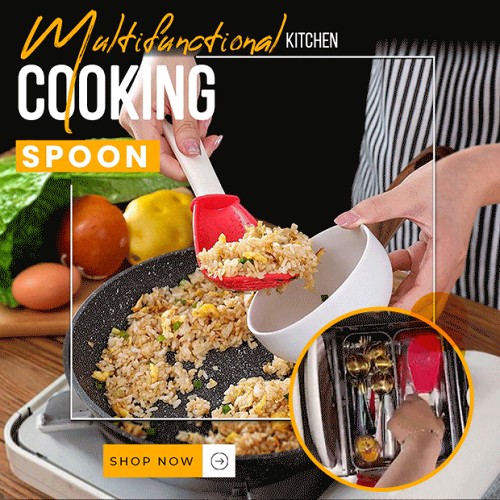 (2022 NEW YEAR HOT SALE--40% OFF)Multifunctional Kitchen Cooking Spoon--buy 5 get 3 free & free shipping(8pcs)