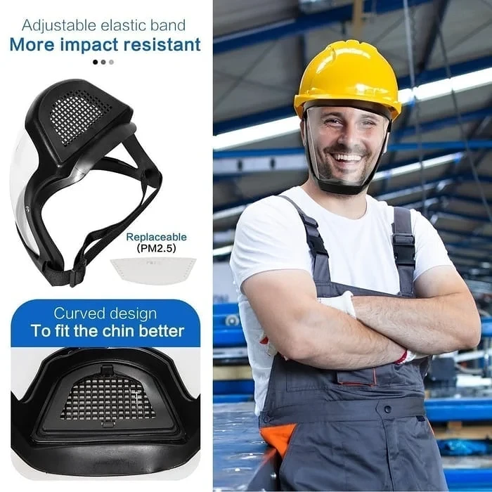 49% OFF Anti-Fog Protective Full Face Shield
