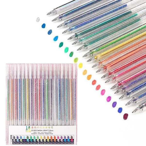 Glitter Gel Pen Set