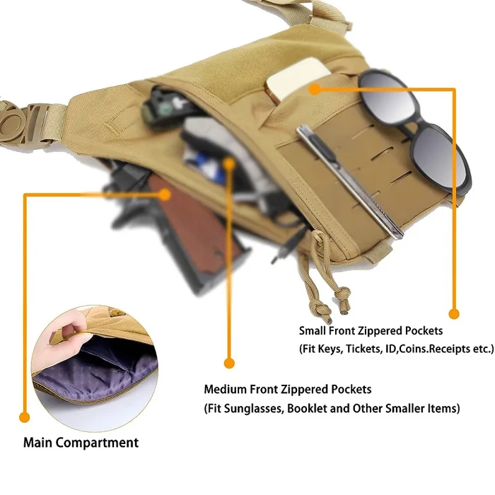 Tactical Crossbody Sling Bag