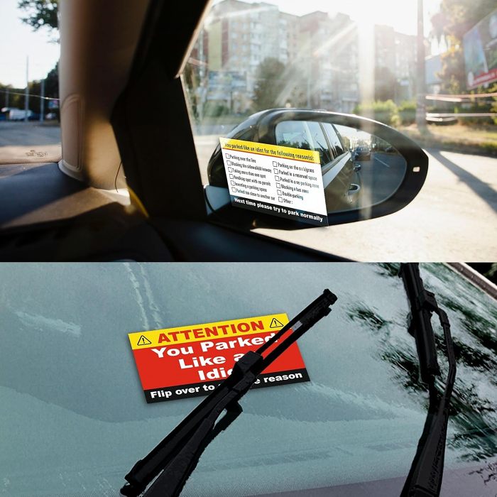 Pack of 50 - PRIVATE PARKING VIOLATION WARNING CARDS