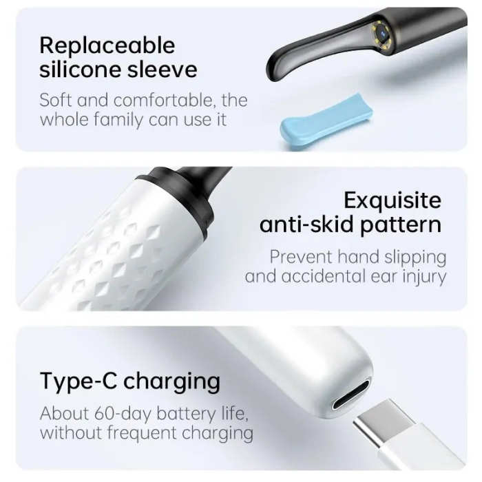 Digital visual ear cleaner (wi-Fi)