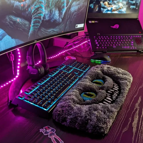 Keyboard Rug Handtufted Anime Keyboard Rug