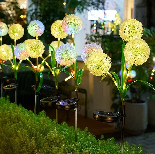 Solar Dandelion Garden Night Lantern