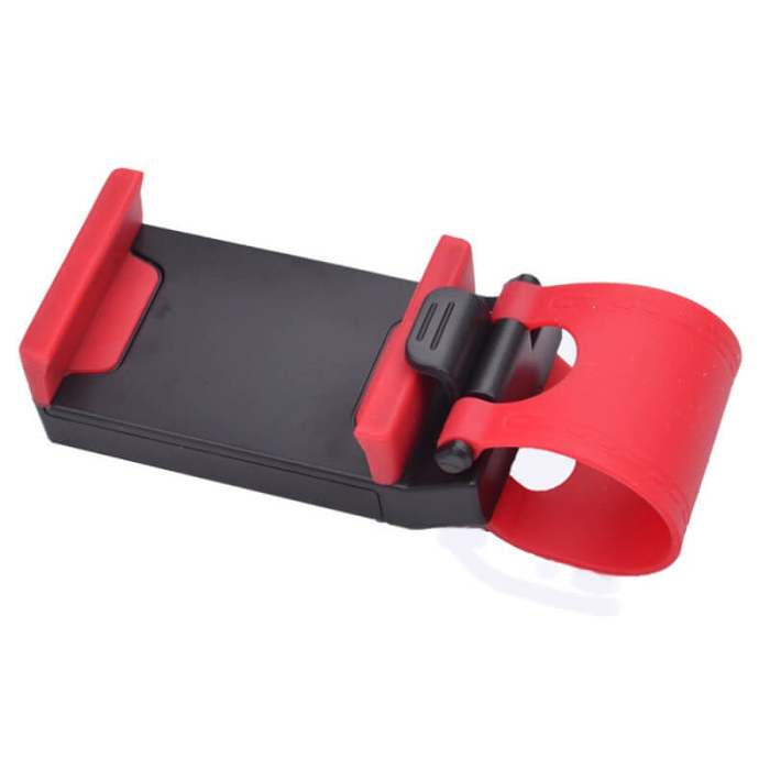 Car Steering Wheel Stroller Handlebar Phone Holder
