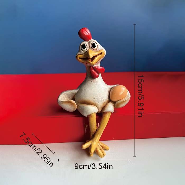 Outdoor Witty Chicken Sculpture