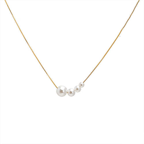Asana Layered Pearl Necklace