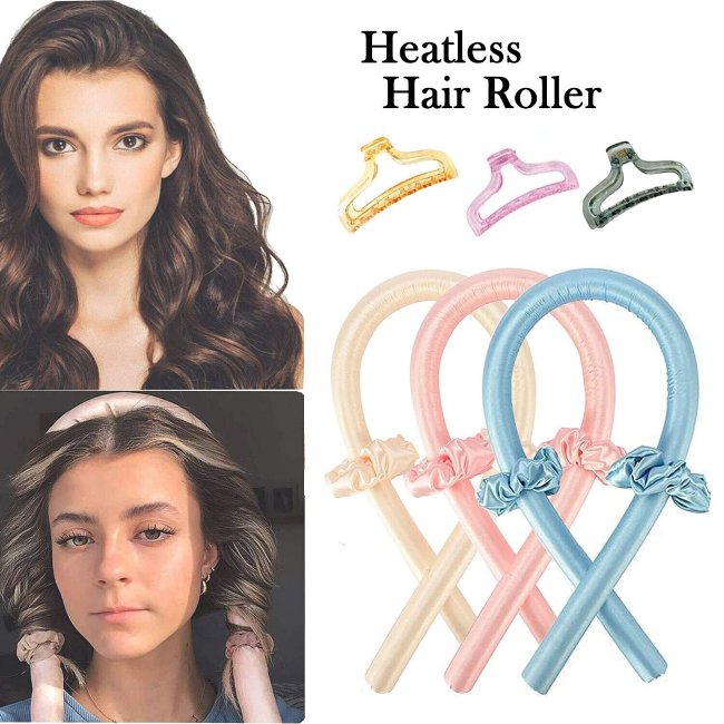 Mother's Day Hot Sale-Heatless Hair Curler Headband