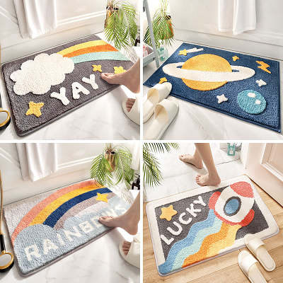 Household Toilet Tloor Mats Bathroom Absorbent Non-slip Mats