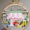Handwoven Rue de Provence Hand Embroidery Kit