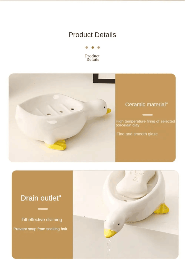 Fun Duck Shaped Soap Dispenser