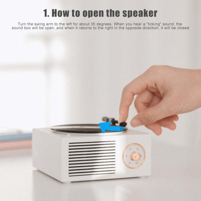 Retro Vinyl Wireless Speaker