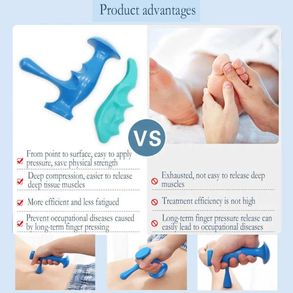 T-shaped thumb massager + thumb protector