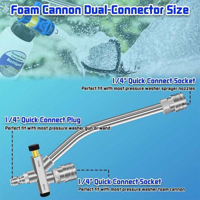 Summer Hot Sale Promotion-49% OFF-Foam Cannon Dual Connector Accessory