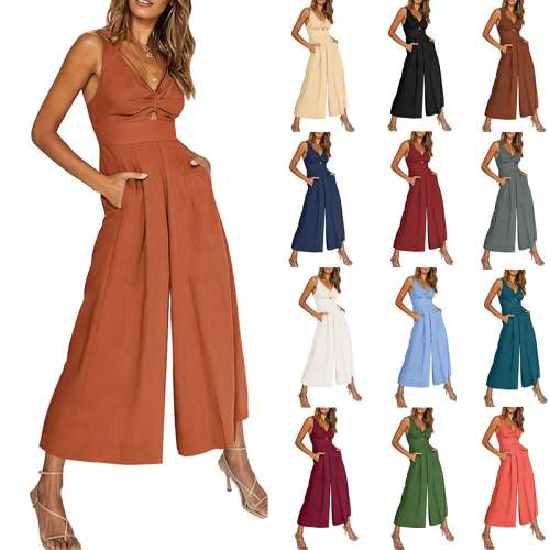Women's High-Waist Jumpsuit