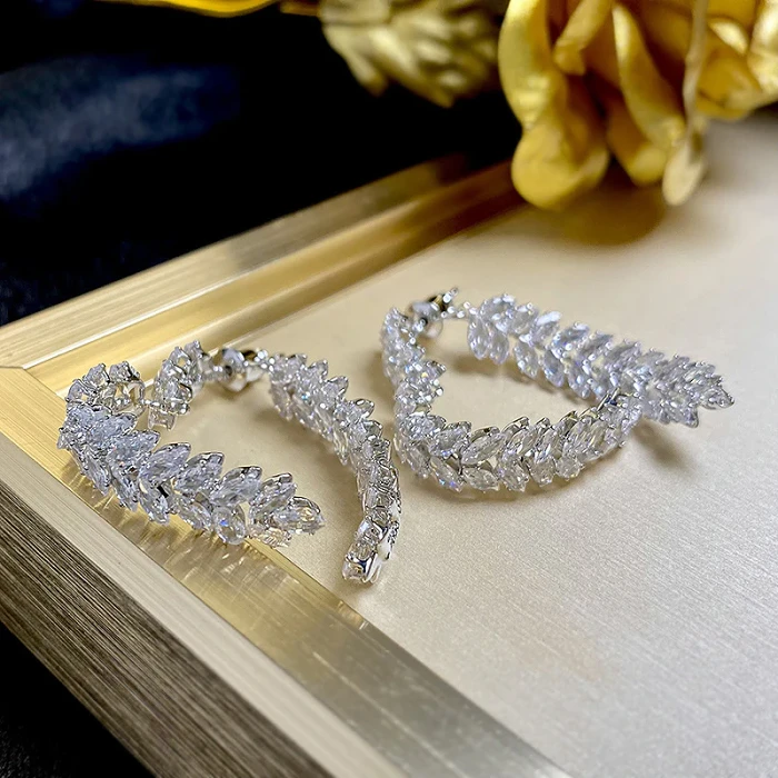 Firaluna | French Crystal Love Earrings