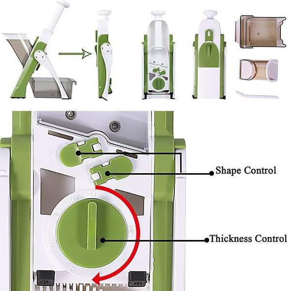 Hot Sale2024 Safe Mandoline Slicer for Kitchen