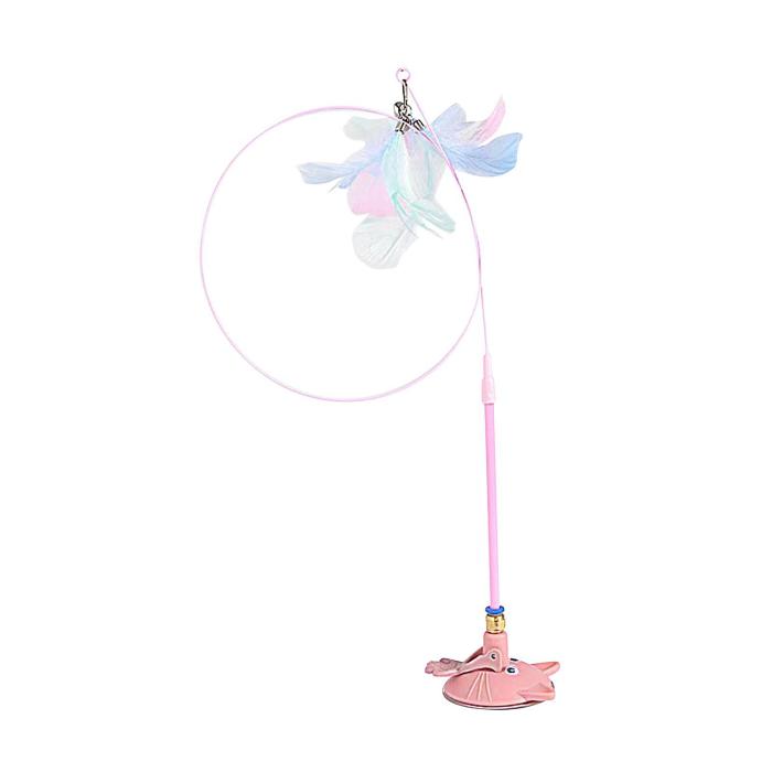 Strong suction cup automatic cat toy