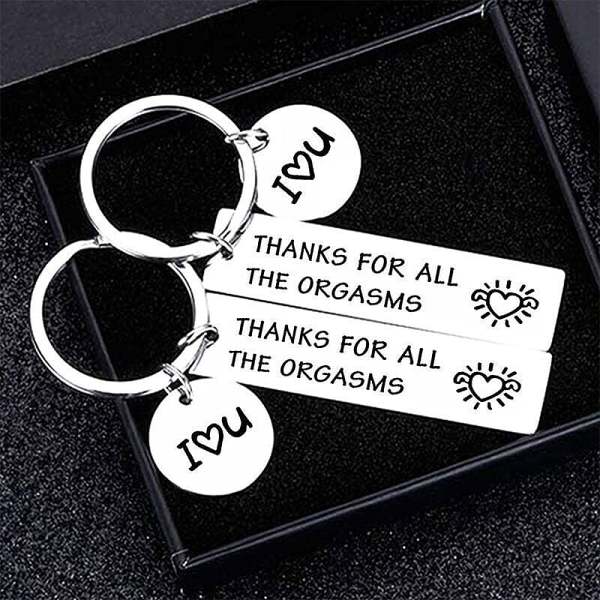 Valentine's Day - Thanks For All The Orgasms Keychain