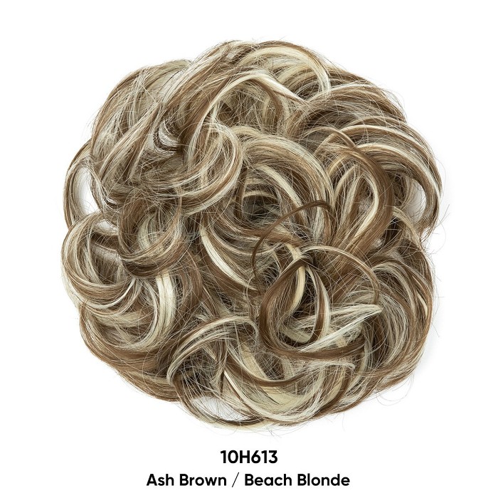 Messy Curly Hair Wig Bun
