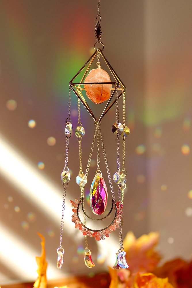 Handmade Natural Crystal Sun-catcher