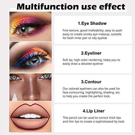 Long Lasting Waterproof Eyeliner Pencil Fashion Eye Makeup Cosmetics