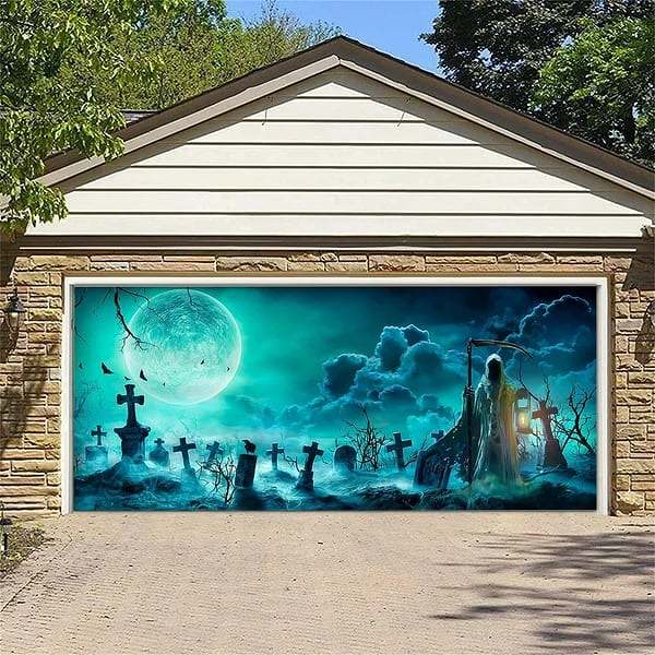 Halloween 2024 Garage Door Decoration
