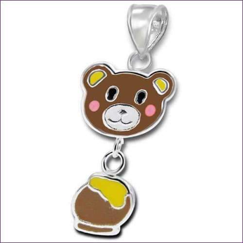 Children's Silver Bear Pendant