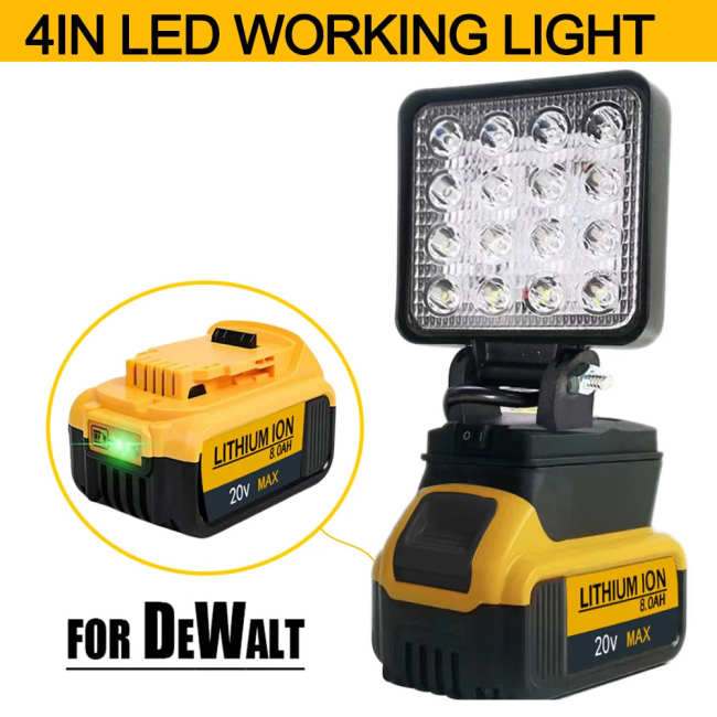 4 Portable Cordless LED Work Light