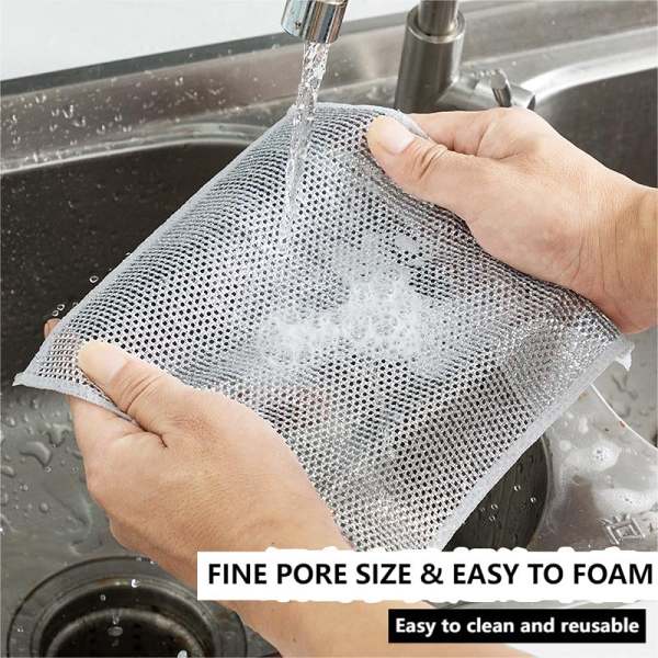 HOT SALE 49%Multipurpose Wire Dishwashing Rags for Wet and Dry