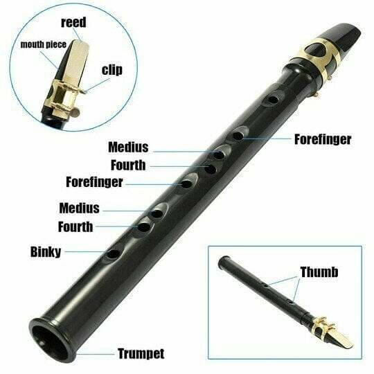 Key Of C Two Octave Range Pocket Travel Saxphone