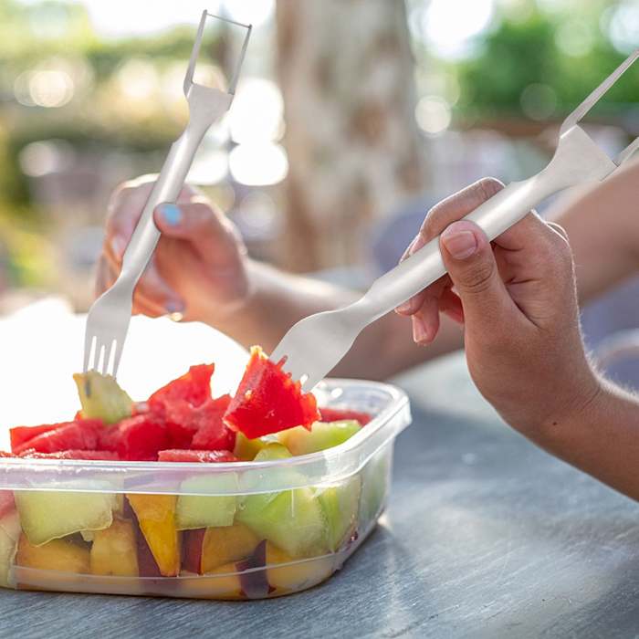 Buy X Get X Free2-in-1 stainless steel fruit cutter