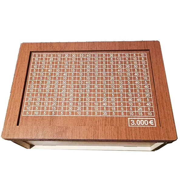 Retro Wooden Money Box