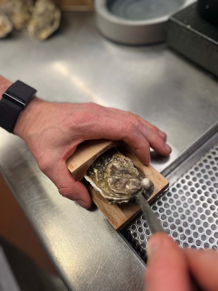 Oyster Shucking Clamp