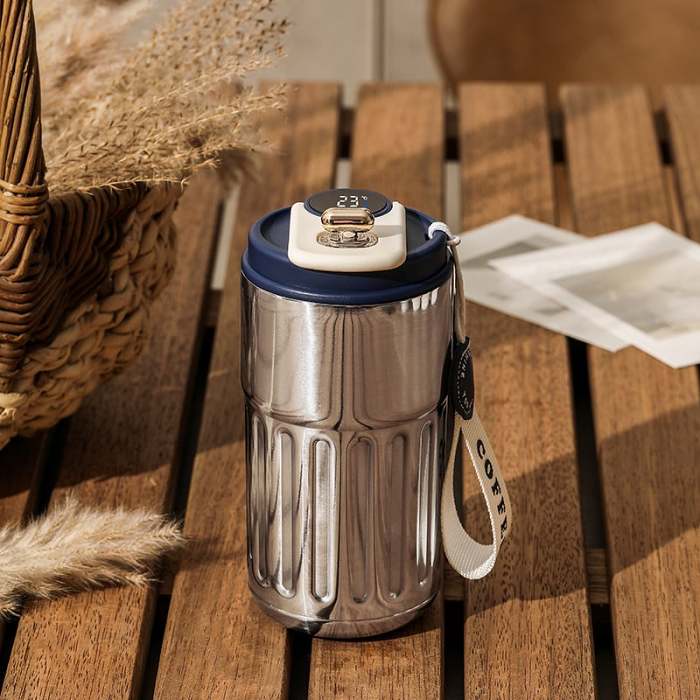 - Coffee Thermos With Temperature Display (BUY 2 FREE SHIPPING)