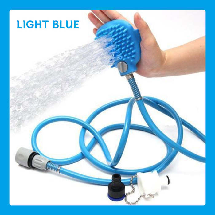 Push-Button Pet Shower