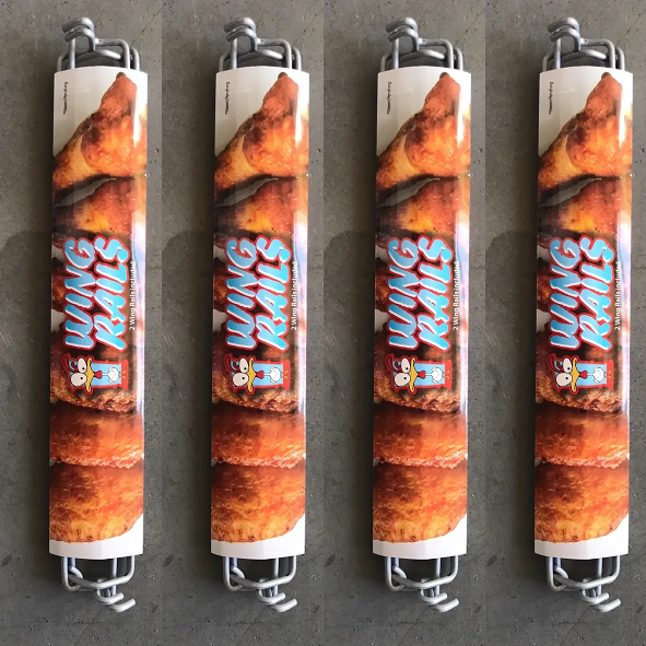 Wing Rails make it easier to grill your chicken wings!