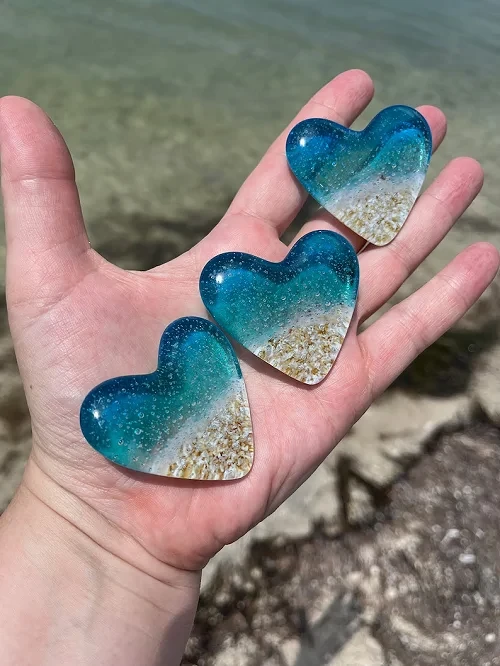 The Best GiftGlass Beach Pocket Heart