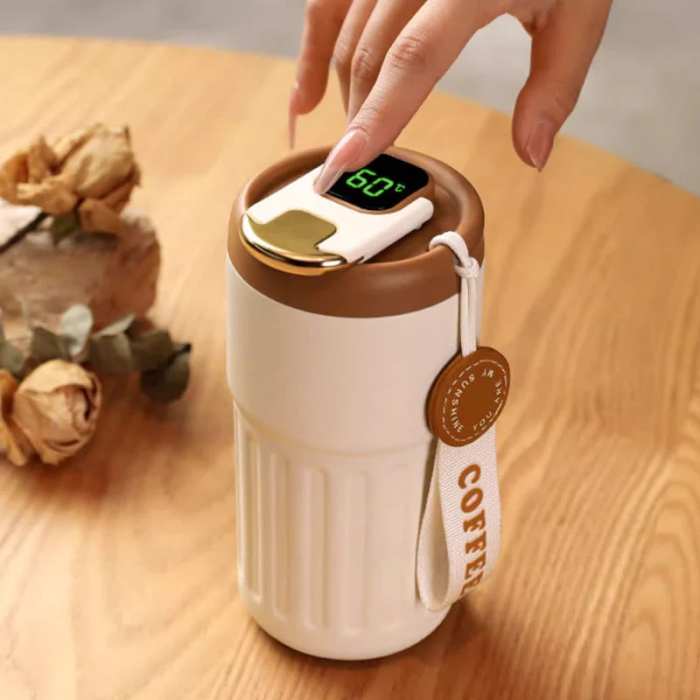 - Coffee Thermos With Temperature Display (BUY 2 FREE SHIPPING)