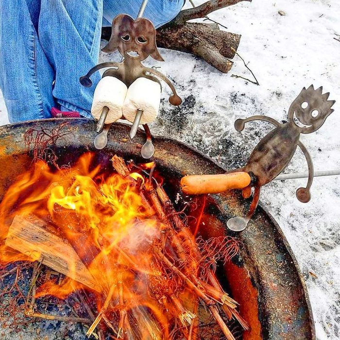 Funny Metal Craft Barbecue Forks