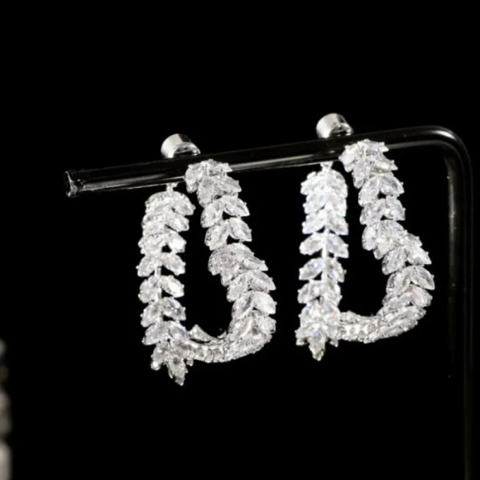 Crystal Front-Back Dangling Earring