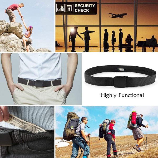 Grid Travel Security Belt - Hidden Money Belt