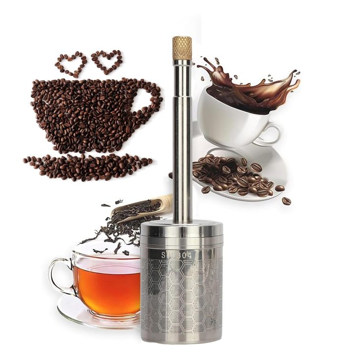 Press-style Tea & Coffee Filter