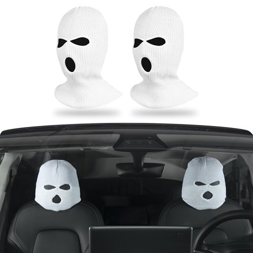 Funny Car Headrest Covers (2Pcs)